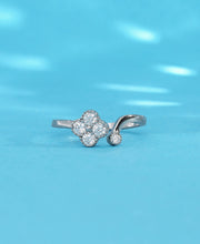 Ivory Whisper Silver Ring
