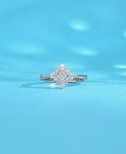 Geometric Radiance Silver Ring