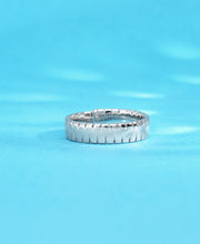 Modern Circular Silver Ring