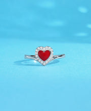 Blossoming Affection Silver Ring