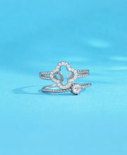 Stellar Echo Silver Ring