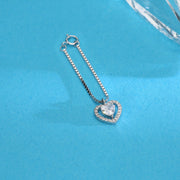 Heart Glint Silver Watch charms