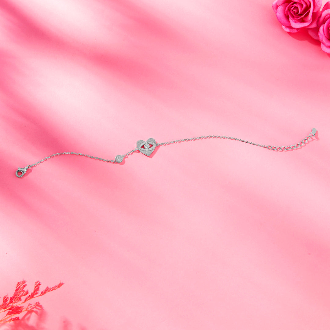 Heart of Protection Combo 925 Silver Bracelet For Woman