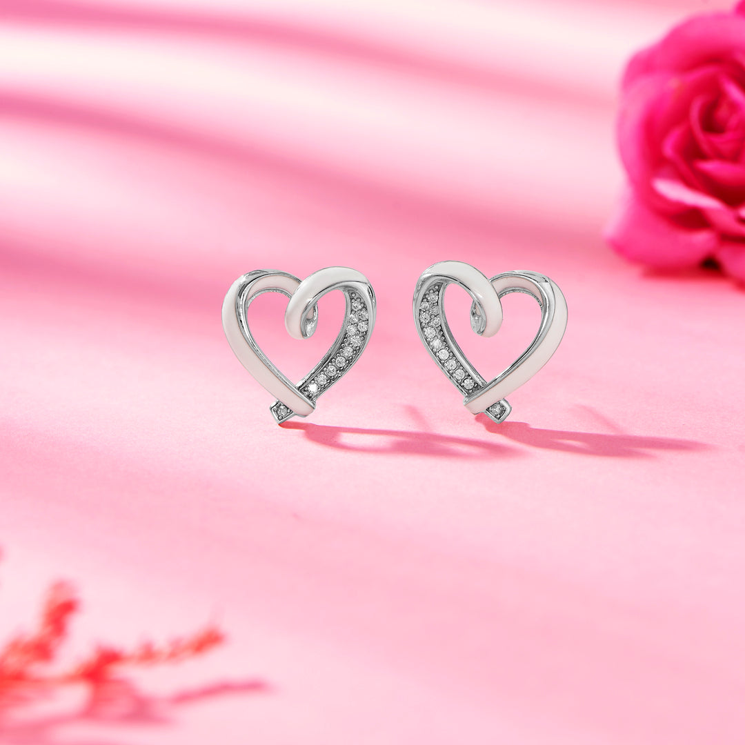 Valentine’s Forever 925 Silver Earring For Woman