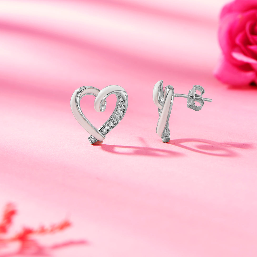 Valentine’s Forever 925 Silver Earring For Woman