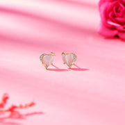 Heart’s Frost 925 Silver Earring For Woman