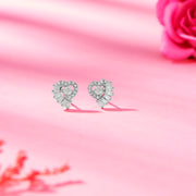 Flawless Heart 925 Silver Earring For Woman