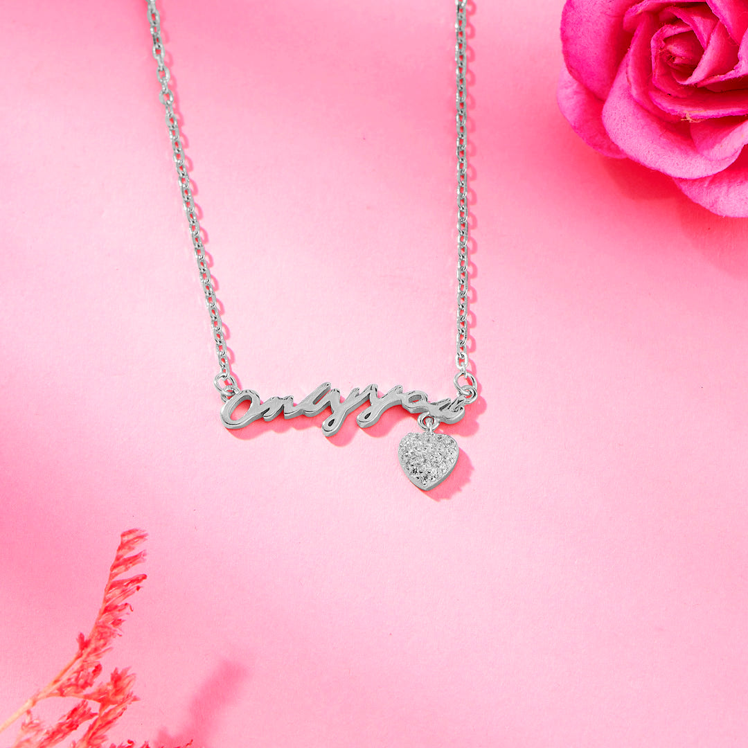 Only You 925 Silver Necklace For Woman