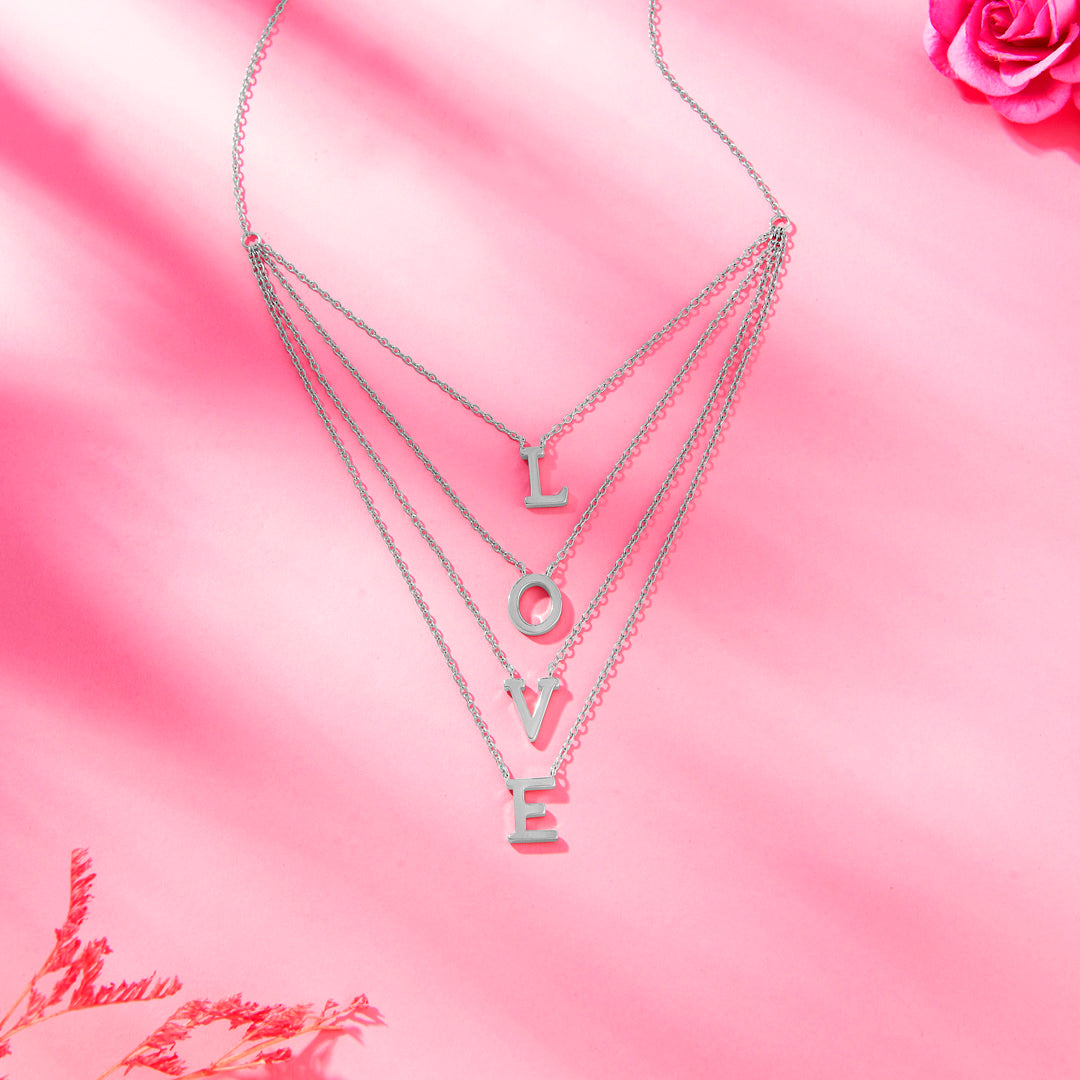 Bound by Love 925 Silver Necklace For Woman