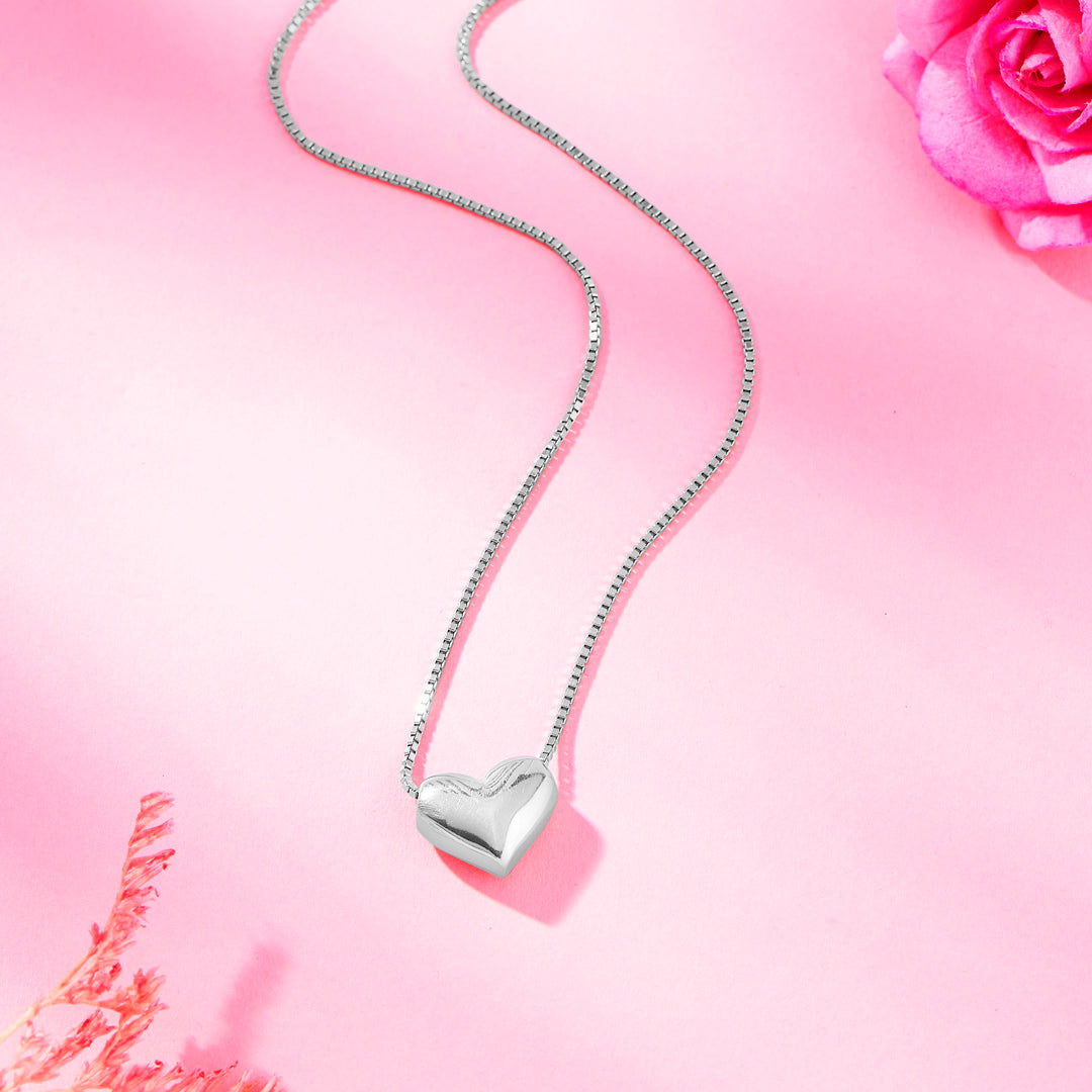 Heart Desire 925 Silver Necklace For Woman