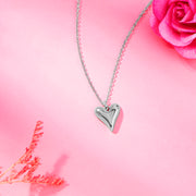 Pearl Heart Combo 925 Silver Necklace For Woman