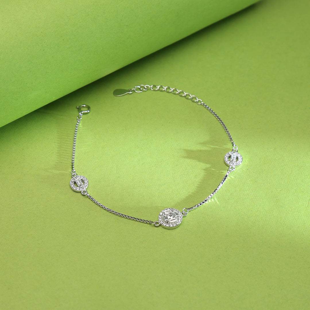 Circles of Grace Adjustment Silver Bracelets