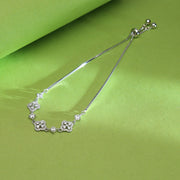 Triple Grace Flexible Silver Bracelets