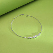 Triple Infinity Adjustment Silver Bracelets