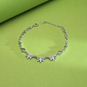 Triple Crown Flexible Silver Bracelets